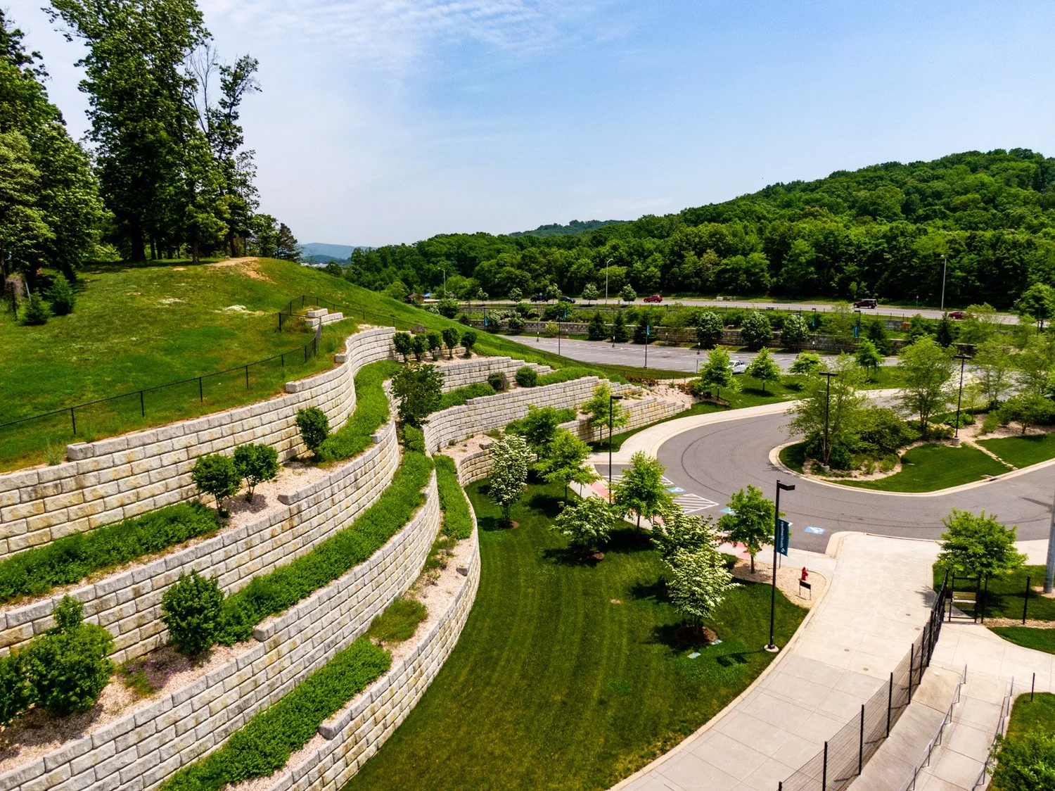 Site concrete in page county va jmu sentara park