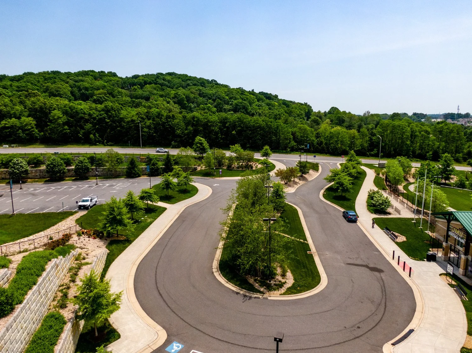 Paving in rockingham county virginia jmu sentara park