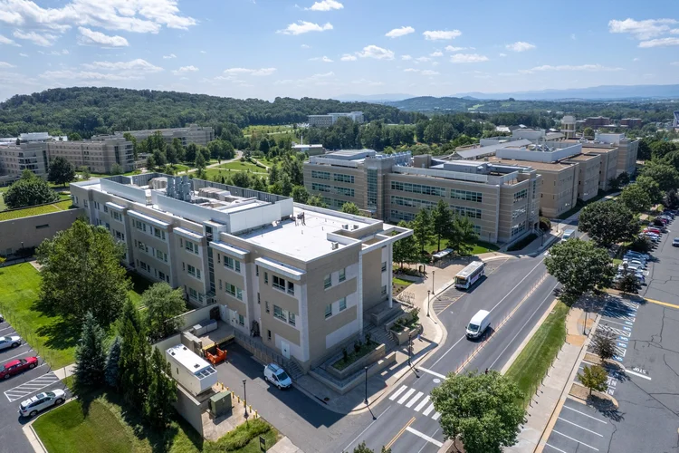 Bioscience Building and Physics and Chemistry Building at JMU