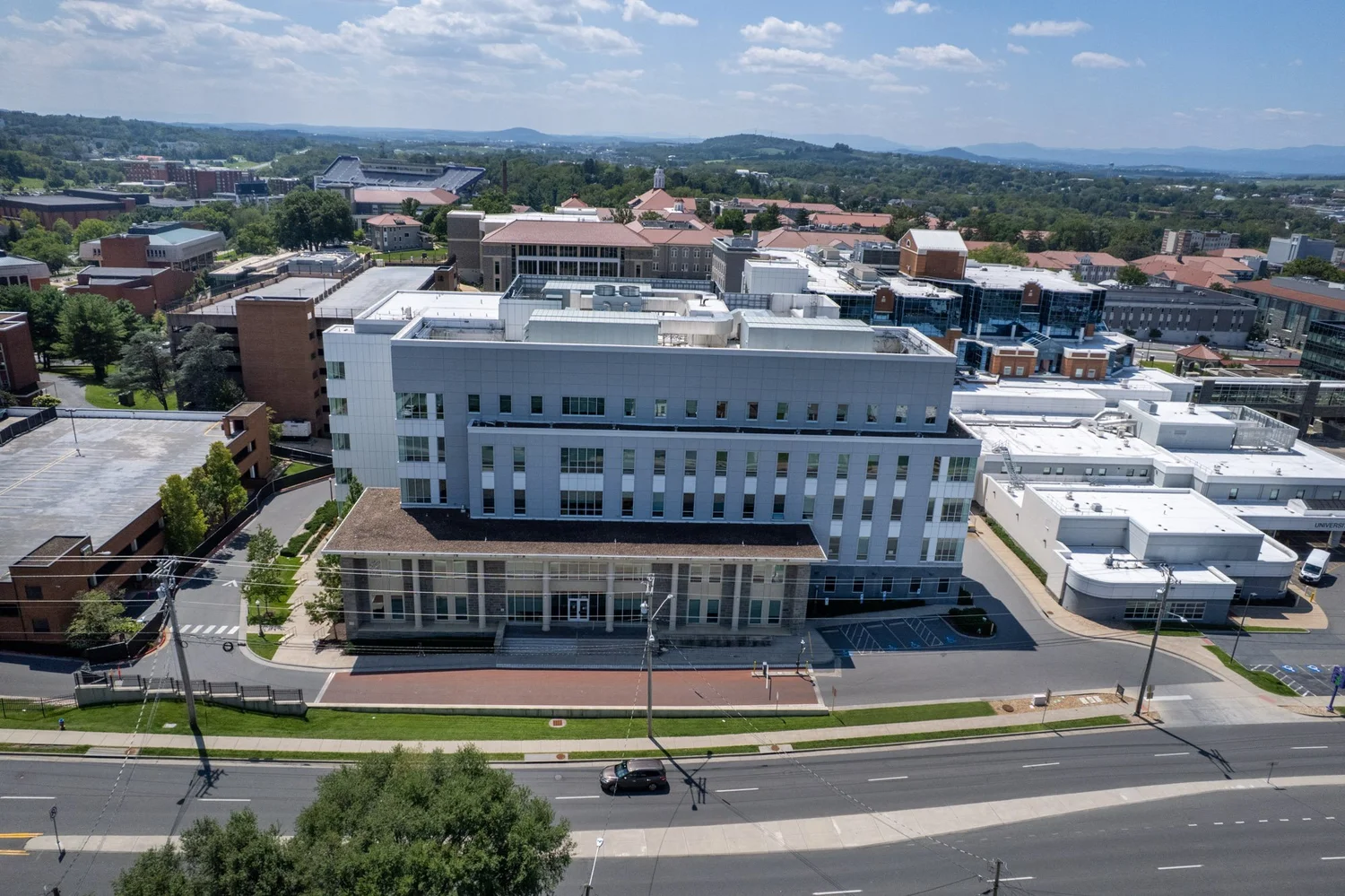 Partners excavating jmu health behavioral studies building harrisonburg va site preparation