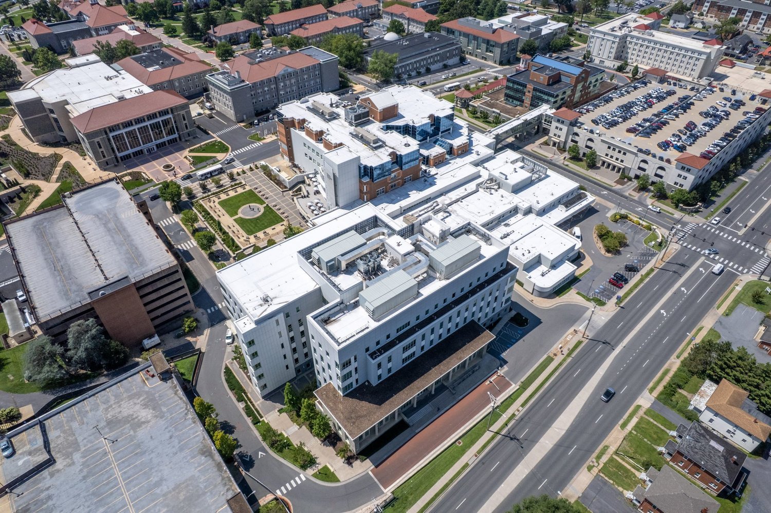 Partners excavating jmu health behavioral studies building harrisonburg va concrete paving