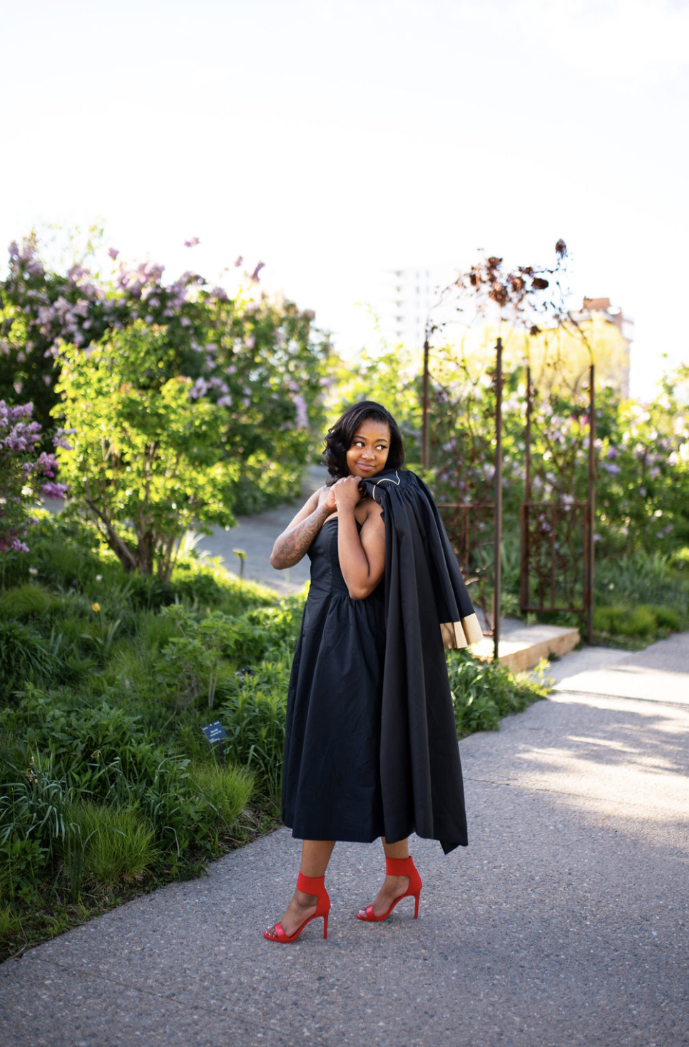 Portrait session at the Denver Botanical Gardens