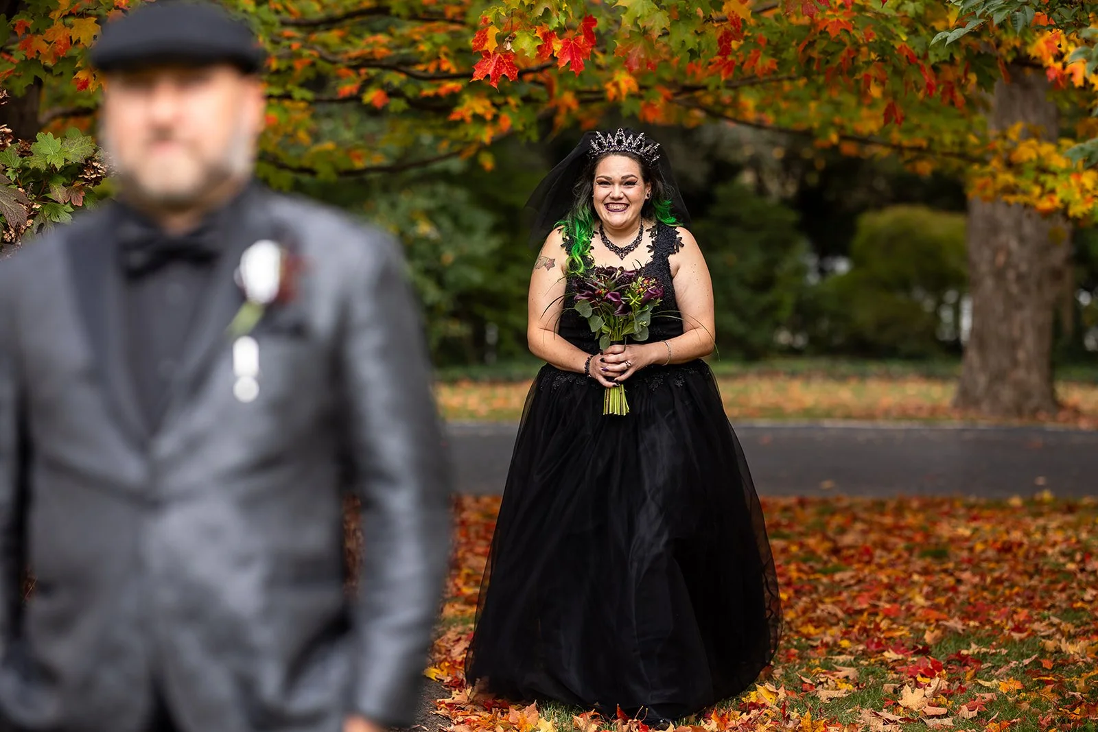 Halloween Wedding Merion Tribute House