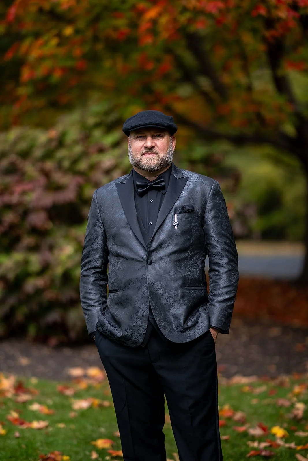 Halloween wedding suit