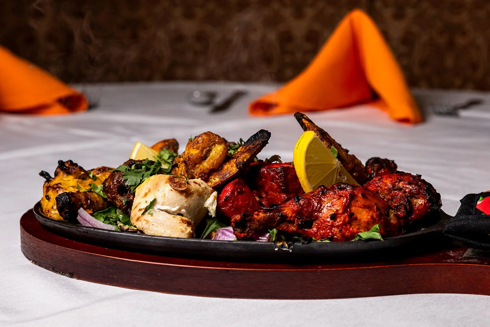 A close up image of an Indian cuisine dish from Cross Culture in Haddonfield NJ