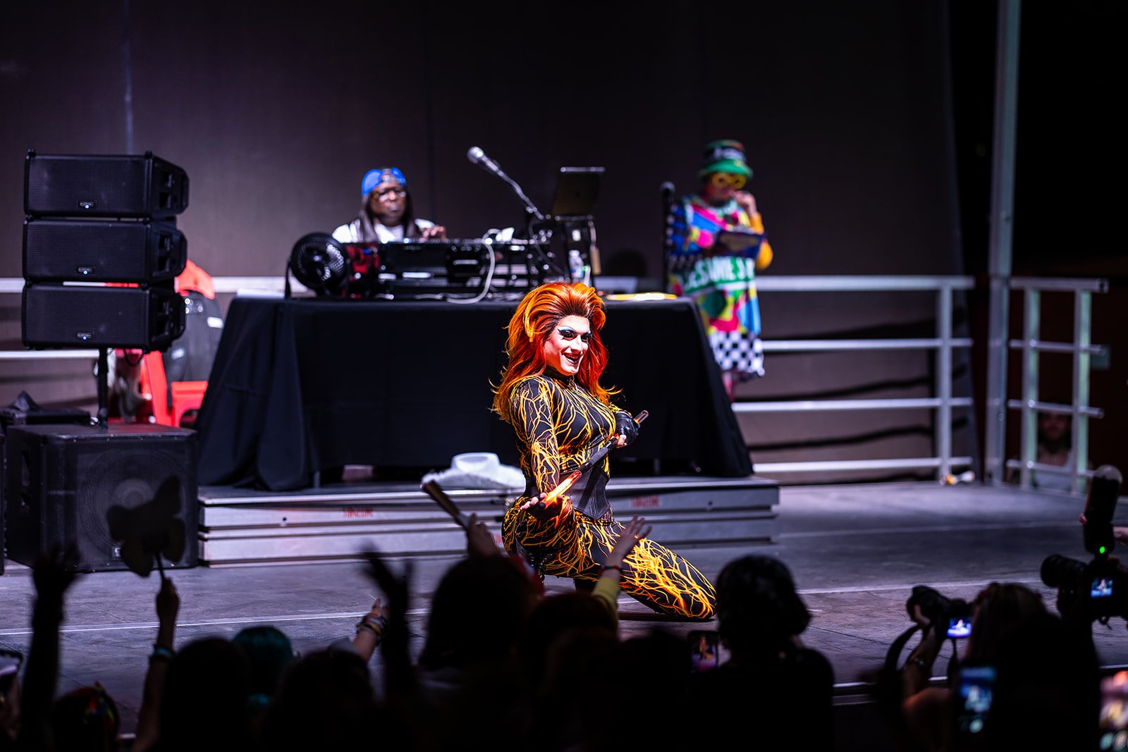 Iris Spectre performing on stage at Haddon Township Pride