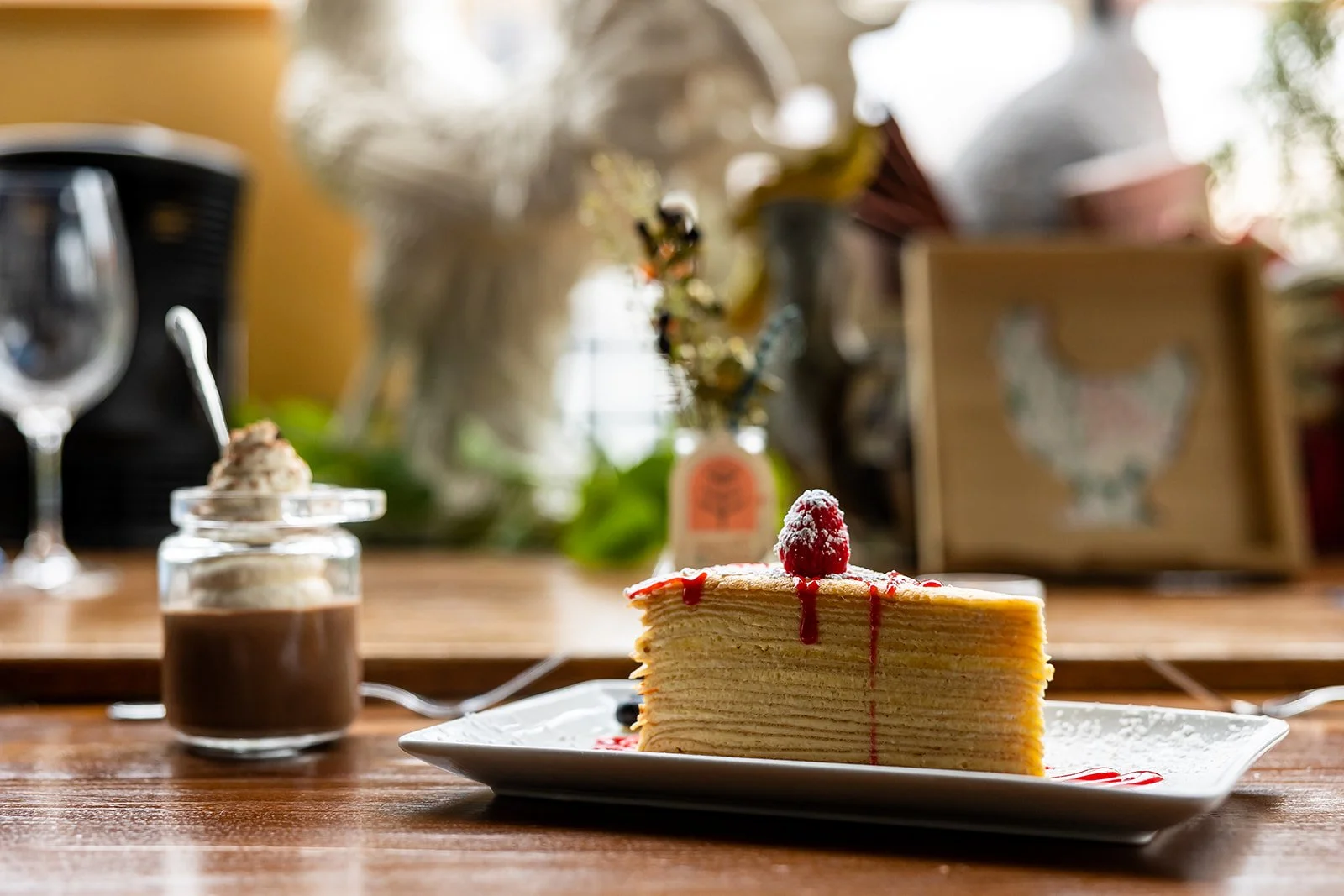 A table of dessert at Little Hen in Haddonfield NJ