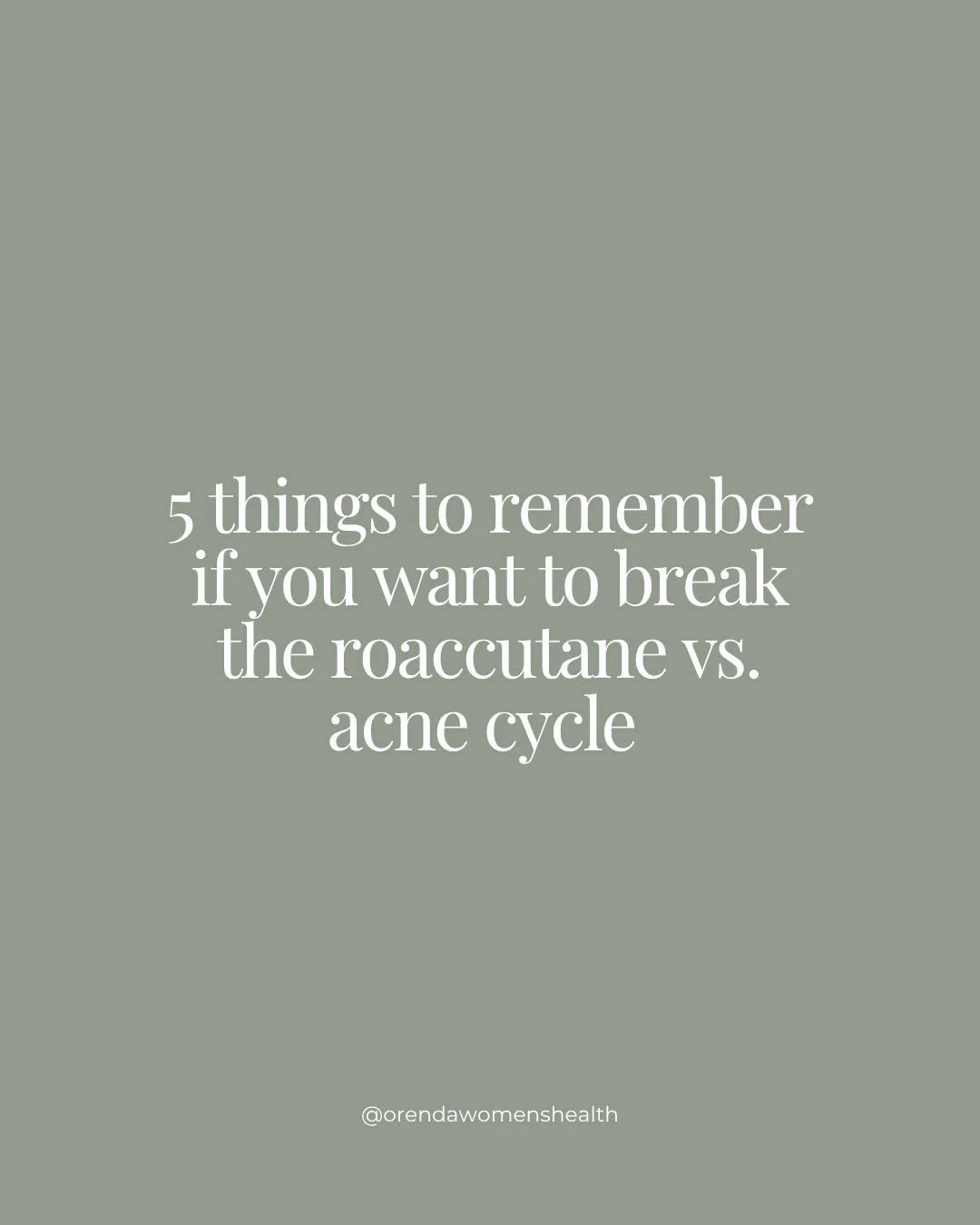 Yes we know whilst you&rsquo;re on it your skin can look AMAZING

But the problem is the long term side effects

That is doesn&rsquo;t address the root cause

And more than likely, your acne/rosacea will come back with a vengeance if you haven&rsquo;