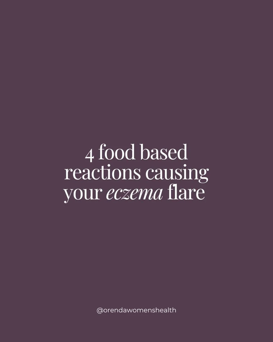 Is it the food causing your eczema, or your gut?

Or it could be both actually

Eczema is a multi-factorial condition and those who&rsquo;ve experienced it for a hot minute know that it can be triggered even just by touching something dusty or someon
