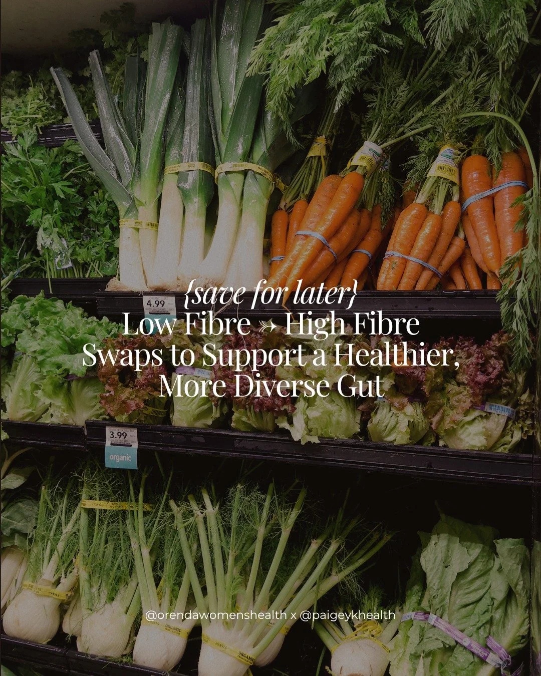 Your gut loves variety, and fibre is what it thrives off 🌿
If you’ve been feeling bloated, sluggish or like your digestion could use a little love — start here 👇
Simple swaps like switching your bread for seeded sourdough or your white