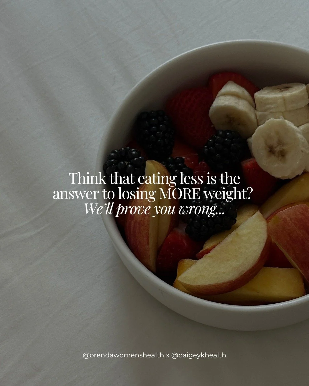 So many women come to us thinking they need to eat less to lose more&hellip; and Brydie&rsquo;s story is proof that the opposite can be true 💜

She was under-fuelled, exhausted, dealing with irregular cycles, training for a half marathon, and still 