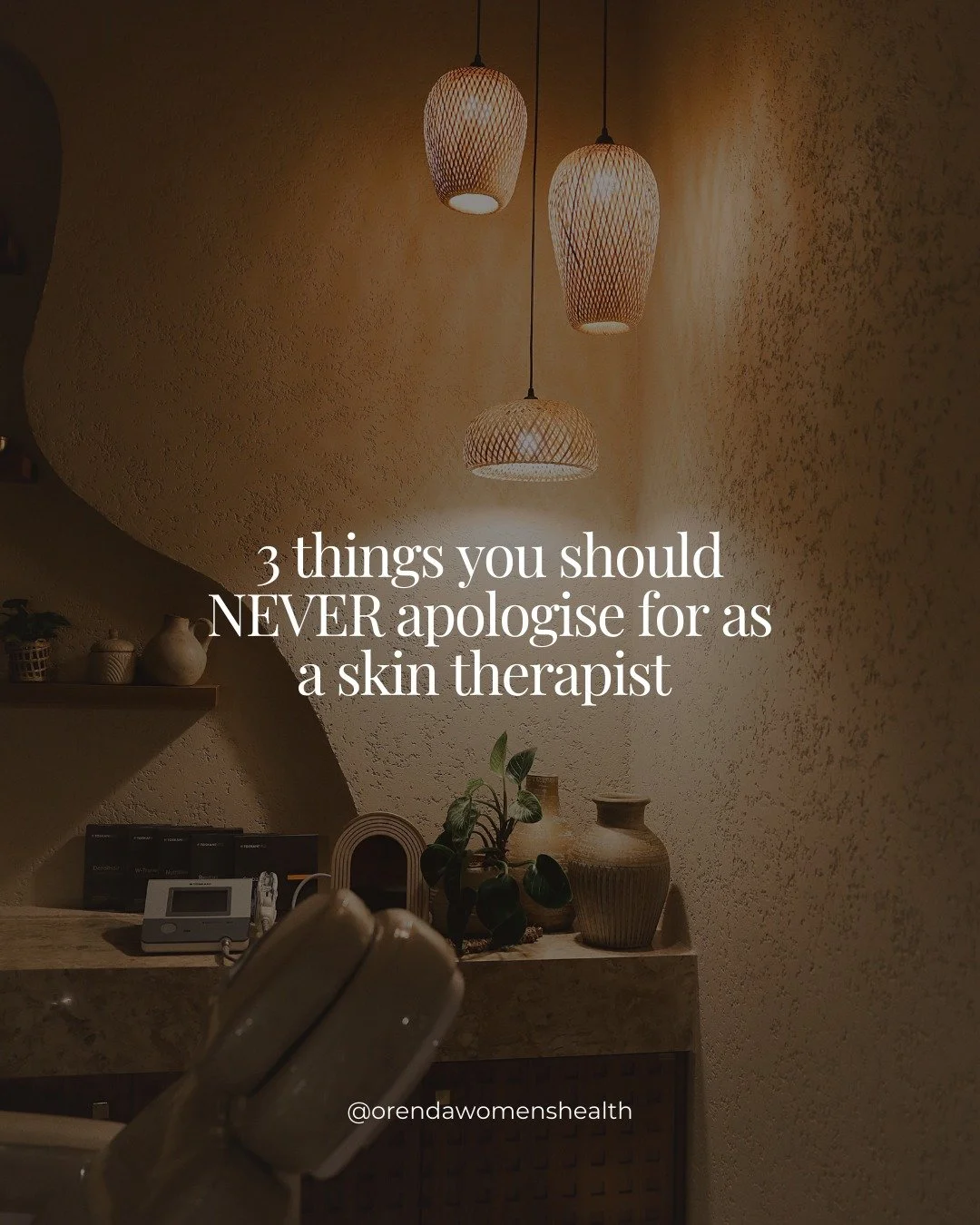 You should never feel bad for this!

In our realm of focusing on the internals, we can only do so much as well if our clients are chopping and changing skin care or not using quality products

So we can understand that when you&rsquo;re working exter