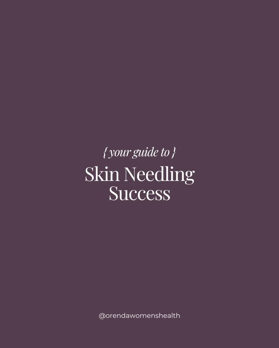 SKIN NEEDLING ESSENTIALS

Woooo! If you&rsquo;re reading this hopefully that means you&rsquo;re either on your way to skin needling or you&rsquo;re already there

Which to us at Orenda, it&rsquo;s a time to rejoice because we know that means your ski