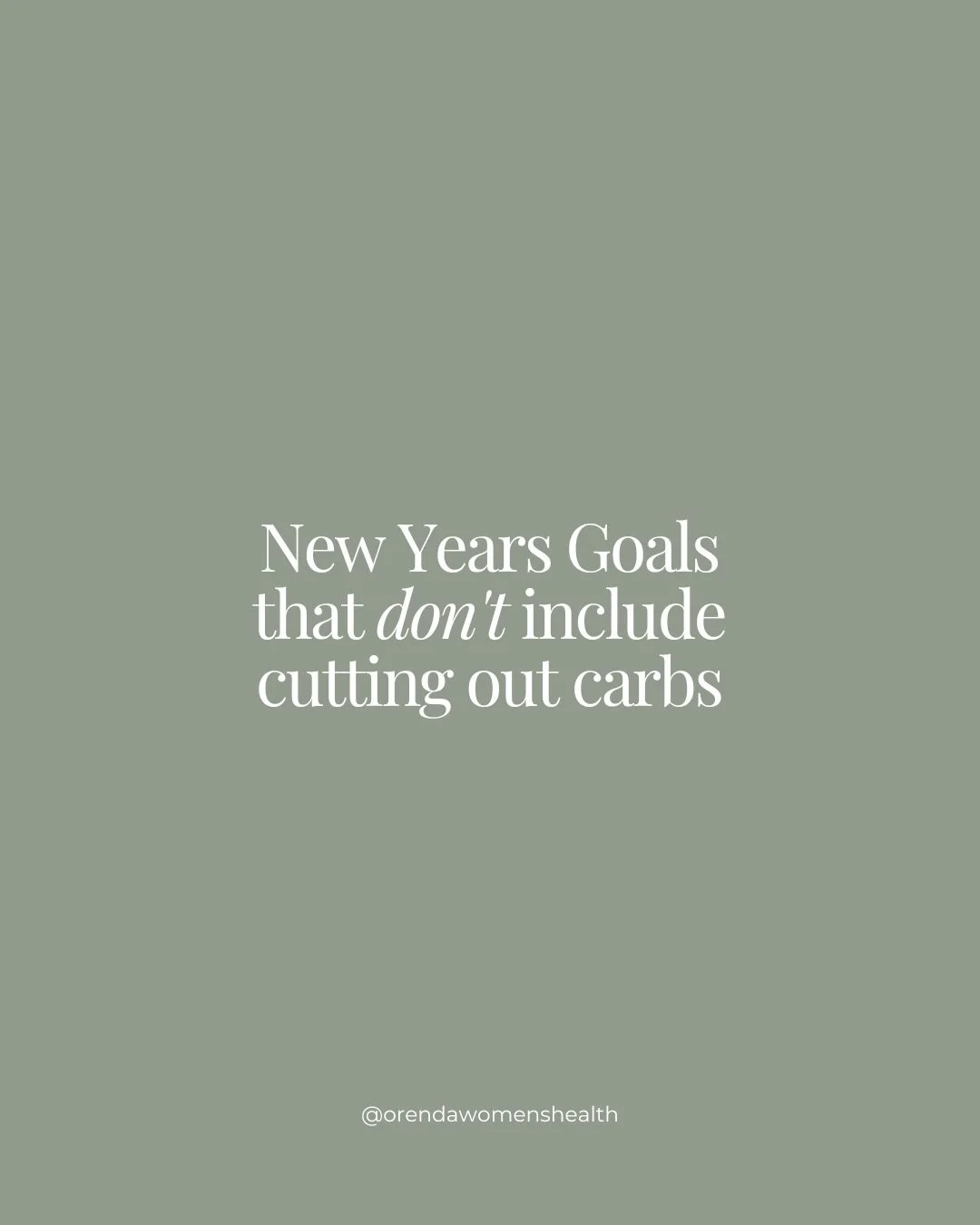 Want to know what we think of New Years Resolutions?

We love them!

But only if it&rsquo;s coupled with the mindset of long term sustainable change...

What are you health goals you&rsquo;re wanting to work on for 2026? 💌