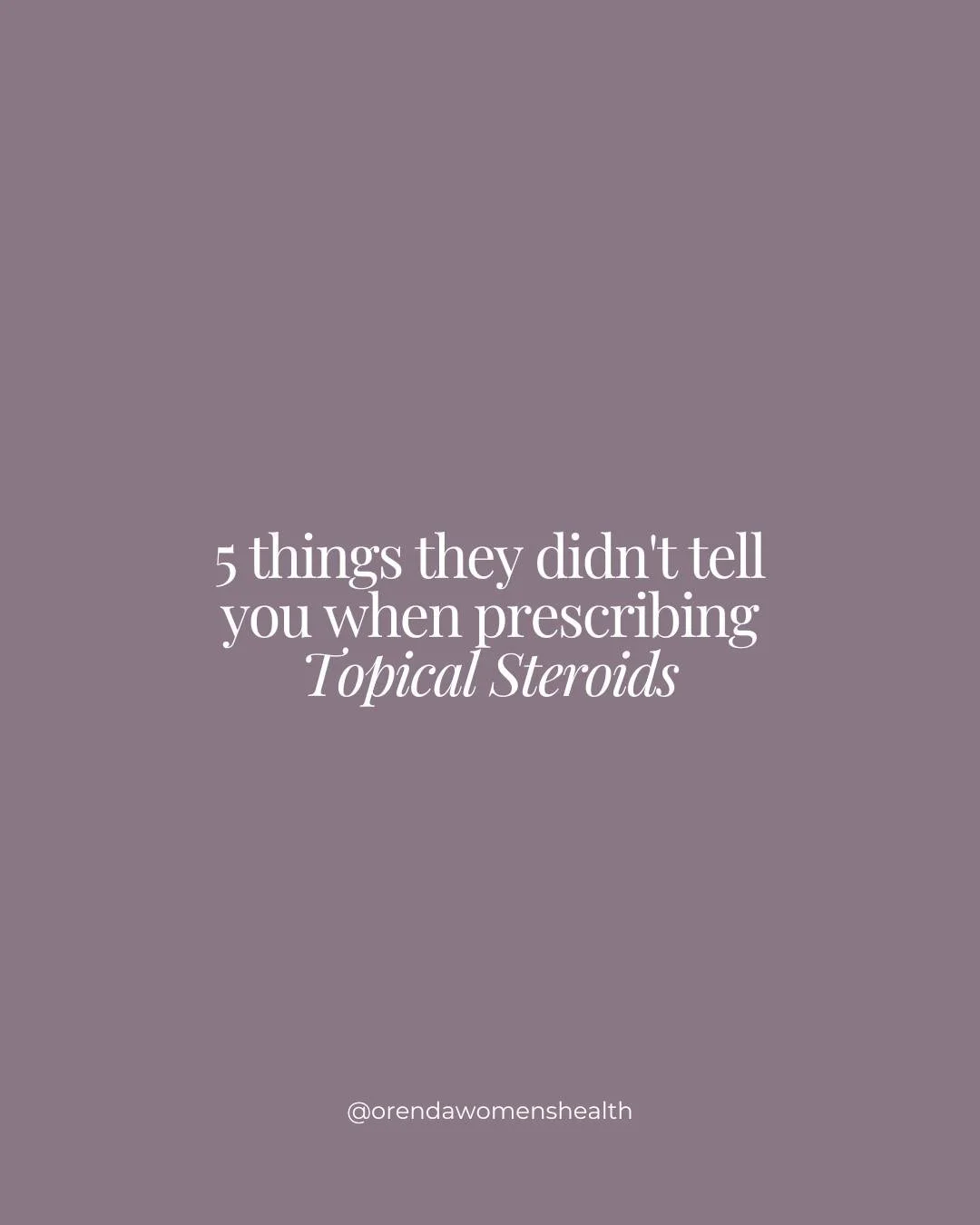 Hands up if you feel like you&rsquo;ve been victimised by Topical Steroids! 

I can tell you now I have two fingers smaller than the rest because of the amount of topical steroids I used from 10-16 years old

Now of course I was only 10, but.. 

I do