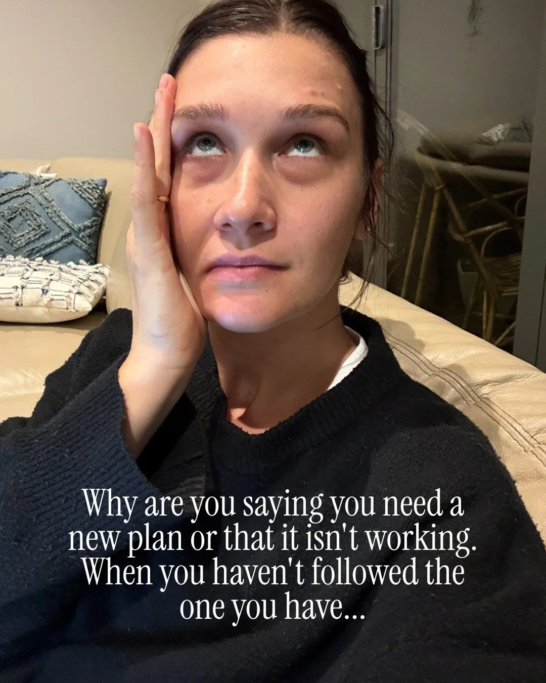 I say this with so much love&hellip; but we need to talk 🫶

So many of us are stuck in the same cycle... starting over every Monday, blaming the food, chasing the next quick fix - when the real answer has been right there the whole time.

The basics