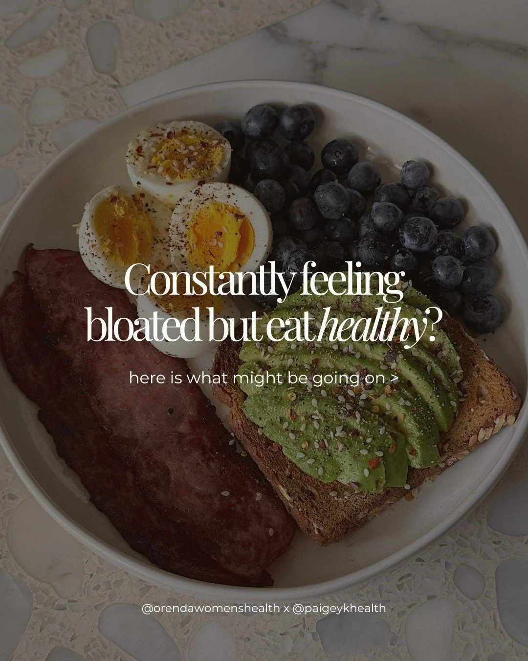 A new client came to me and said that she has been struggling with bloating for as long as she can remember.

But when we dug into it:
- she has been yo-yo dieting for over 2 years
- she has never actively worked on eating more food slowly
- her diet