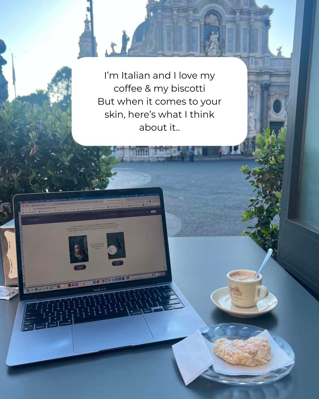 If someone tells me I can't have my coffee I take it personally.. 

As an Italian who loves her cafe I'm very selective with how and when I choose to bring up the topic of caffeine

But, I would be doing a disservice to my clients if I chose to ignor