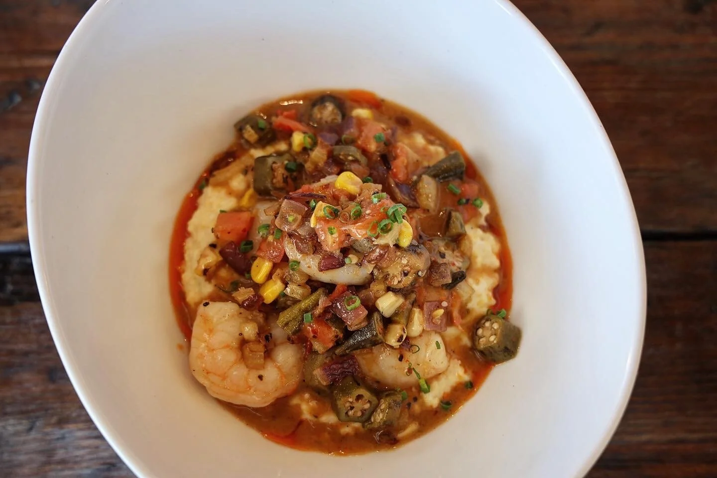 Shrimp and Polenta