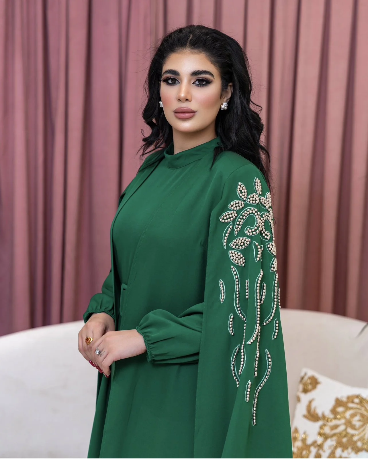 huda blue dress Huda
