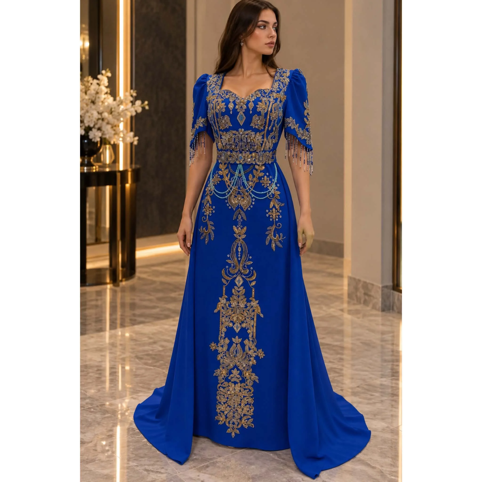 GLOW CAFTAN DRESS