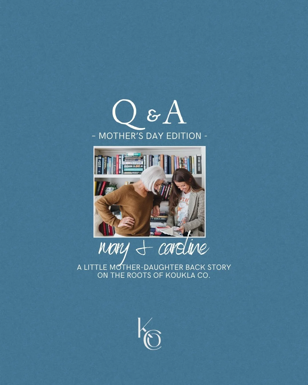 long before I understood interiors, I understood the feeling my mom created inside our home 💕 This little Q&amp;A with my mom is the story behind Koukla, rooted in motherhood &amp; a sense of belonging. 

Happy Mothers Day, y&rsquo;all are all my he