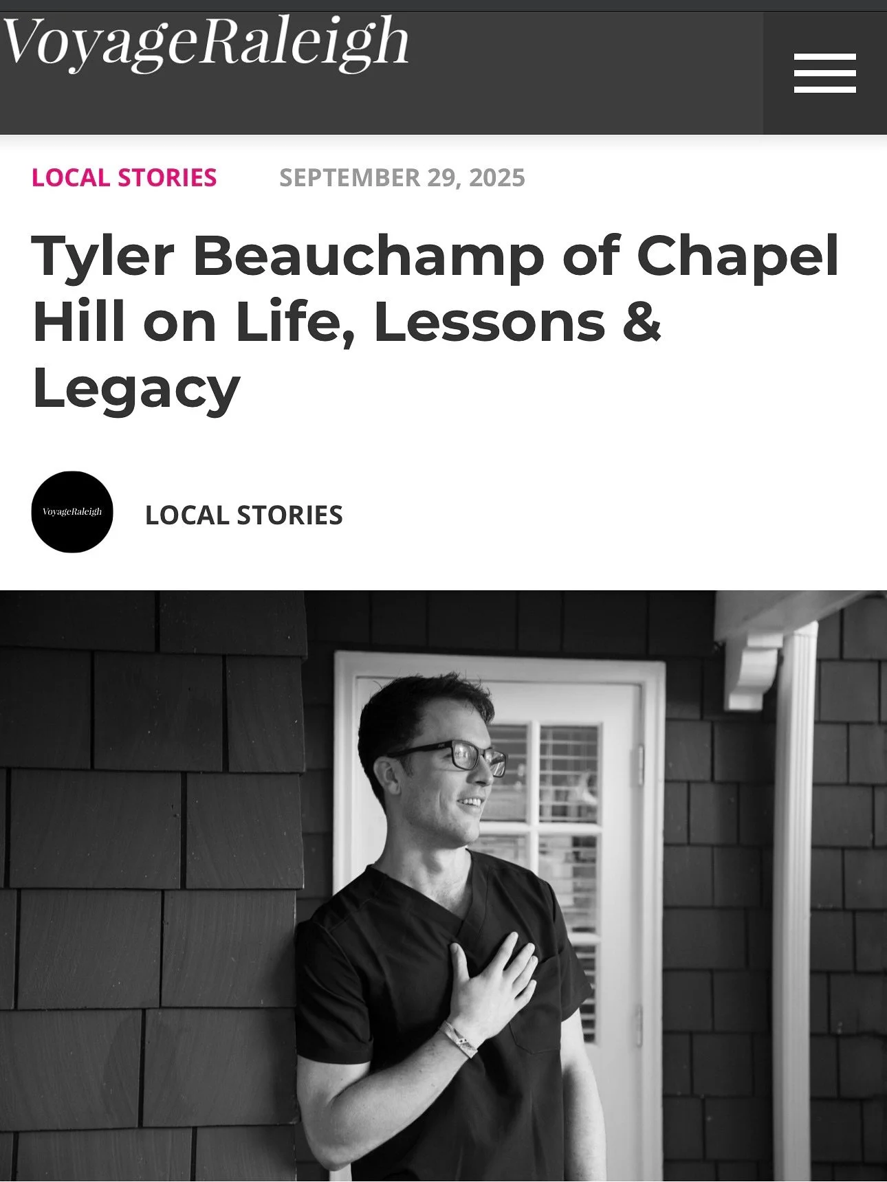 Thank you so much to @voyageraleigh for sharing my story! Here&rsquo;s to the next stories to come ✍️

Link in bio to full interview 

I think what&rsquo;s become understated is the reason I chose to go into pediatrics and why I feel connected to tel