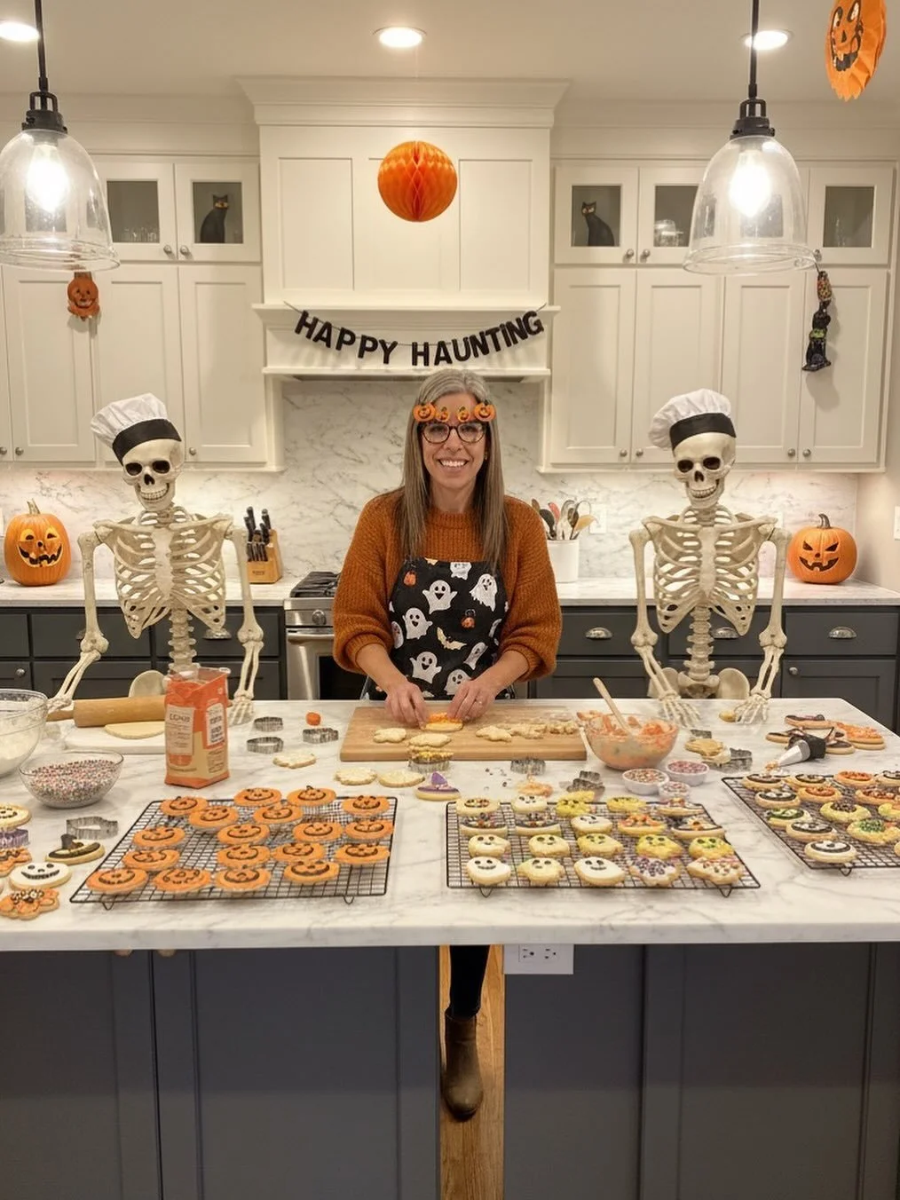 Cookies have been keeping me so busy I had hire these nobodies to help me out!!! 💀😁🎃

 #styledcookie #styledcookies #sugarcookies #sugarcookie #sugarcookidecorating #sugarcookiesofinstagram #chicagocookiedecorator #chicagocookier #chicagocookieart