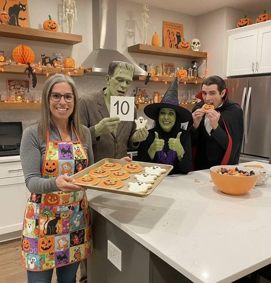 Grateful these ghouls, I mean guests, enjoyed decorating and sampling their styled cookie creations!!! 🎃👻

 #styledcookie #styledcookies #sugarcookies #sugarcookie #sugarcookidecorating #sugarcookiesofinstagram #chicagocookiedecorator #chicagocooki