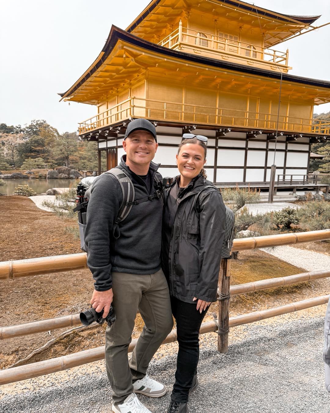 The Golden Pavilion in Kyoto 💛

Kinkaku-ji is one of Japan&rsquo;s most iconic landmarks and part of a UNESCO World Heritage Site. Seeing it in person &mdash; with that golden reflection shimmering on the pond &mdash; is every bit as magical as you&