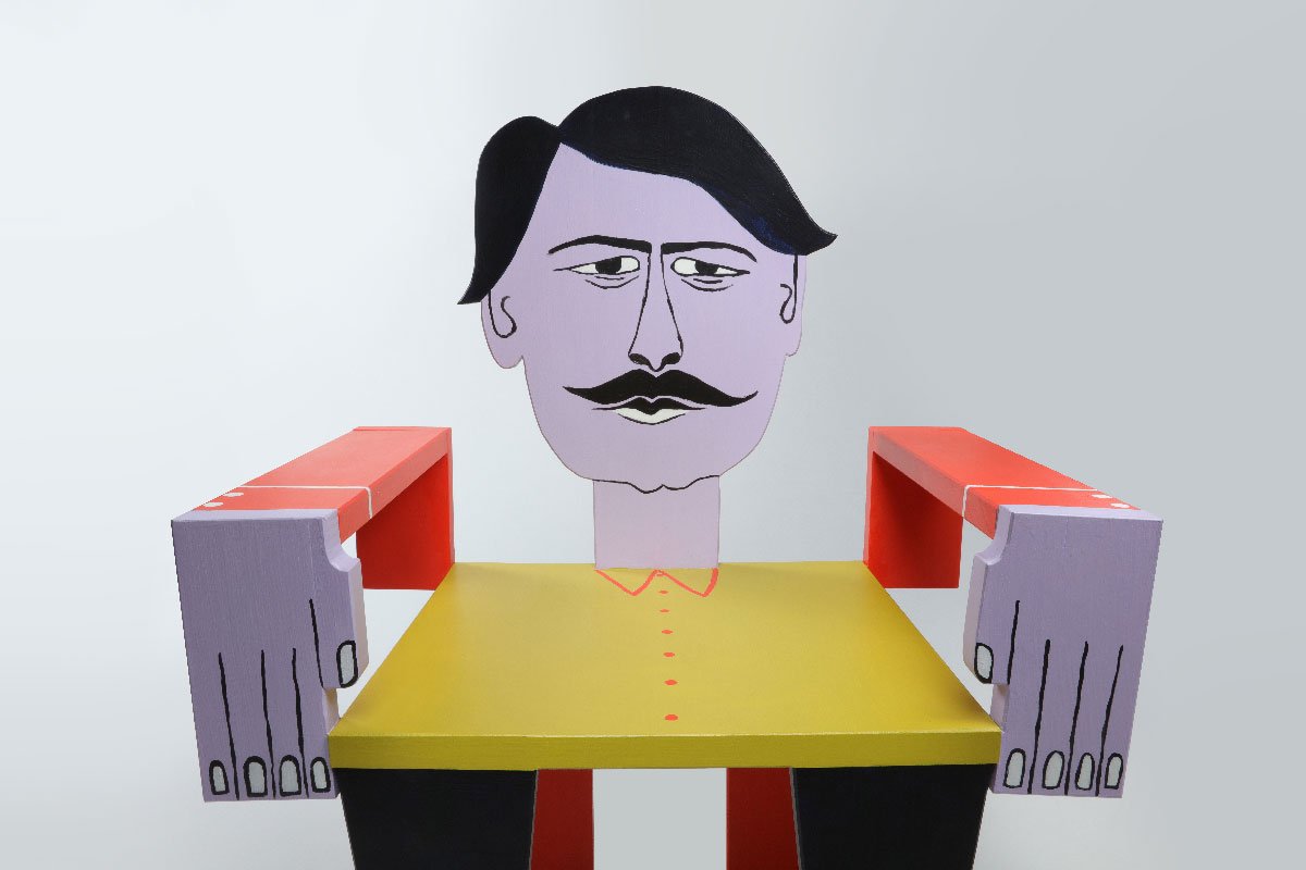 Lazar Elia Chair |
Acrylic on Poplar |
20x20x40 in. |
2019