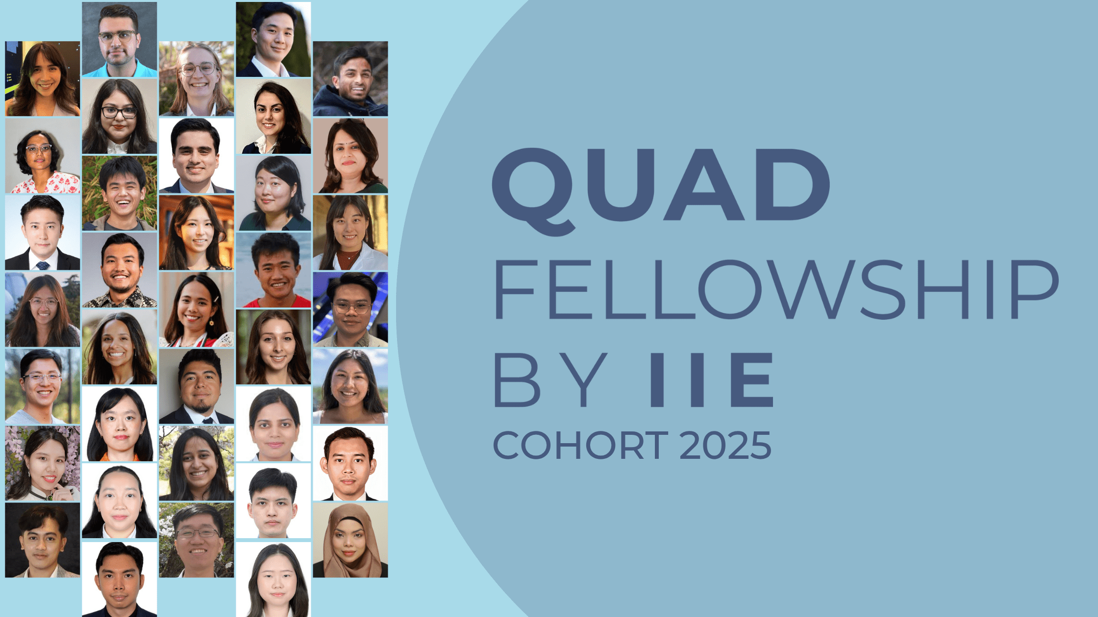 IIE Announces 2025 Quad Fellows