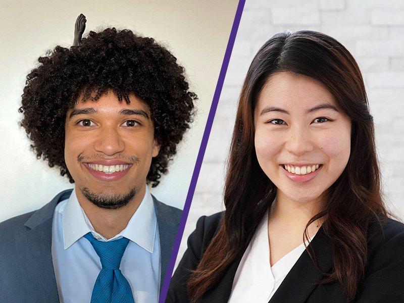 Allen School Ph.D. students Kyle Johnson and Lisa Orii receive Quad Fellowships