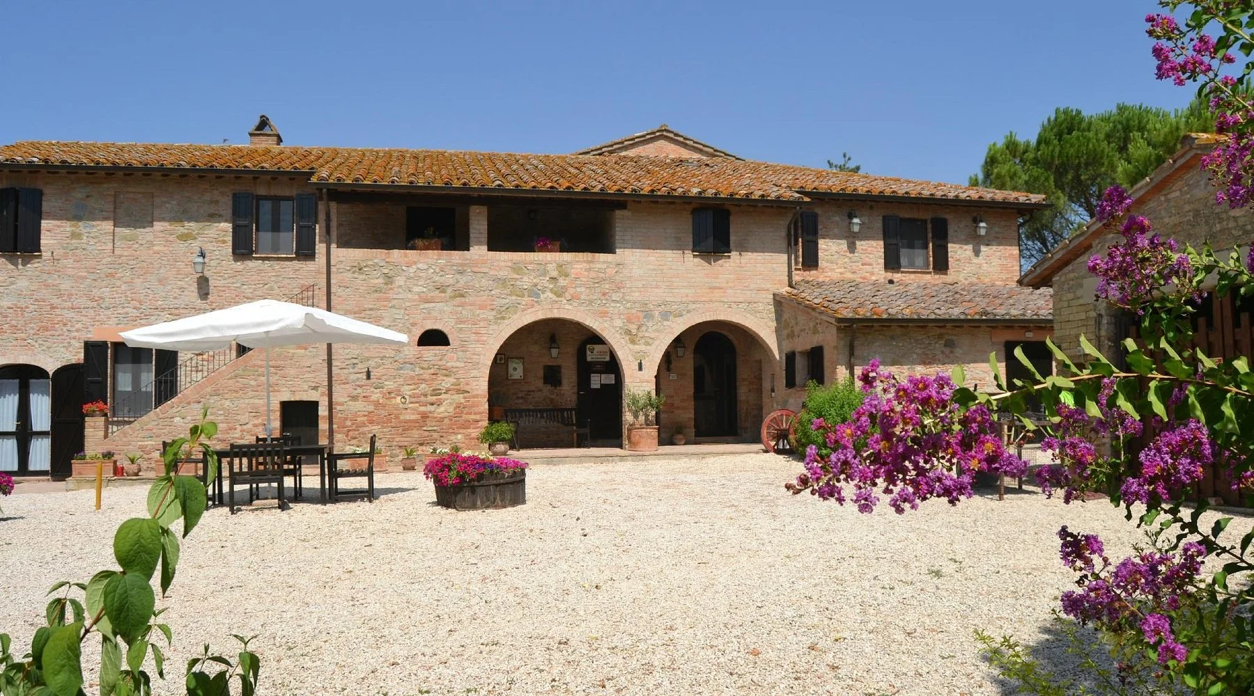 A memorable evening in          Deruta, Umbria       