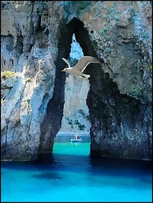 Ponza Island, off coast of Lazio