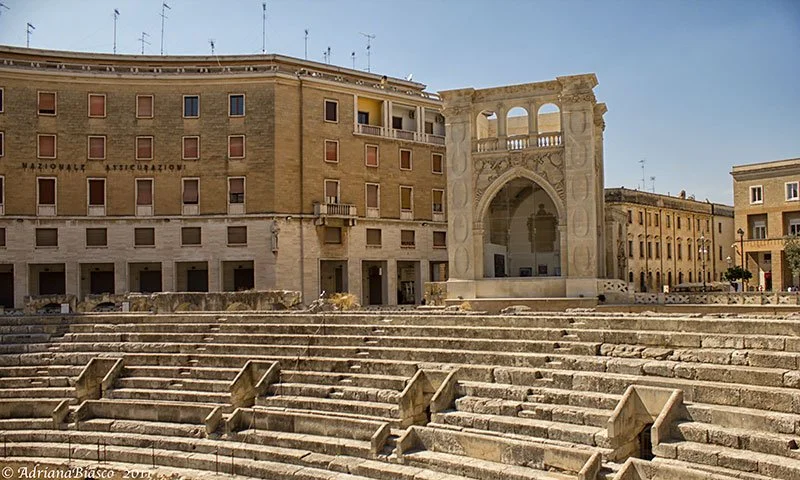 piazza S. Oronzo, Lecce, Puglia