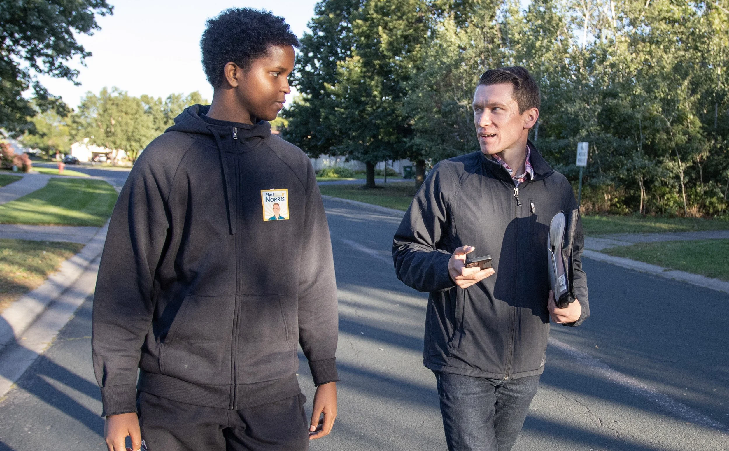 Door Knock for Matt Norris