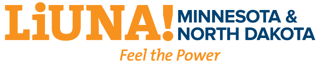 LUNA! MINNESOTA & NORTH DAKOTA Feel the Power logo in black, orange, and blue text.