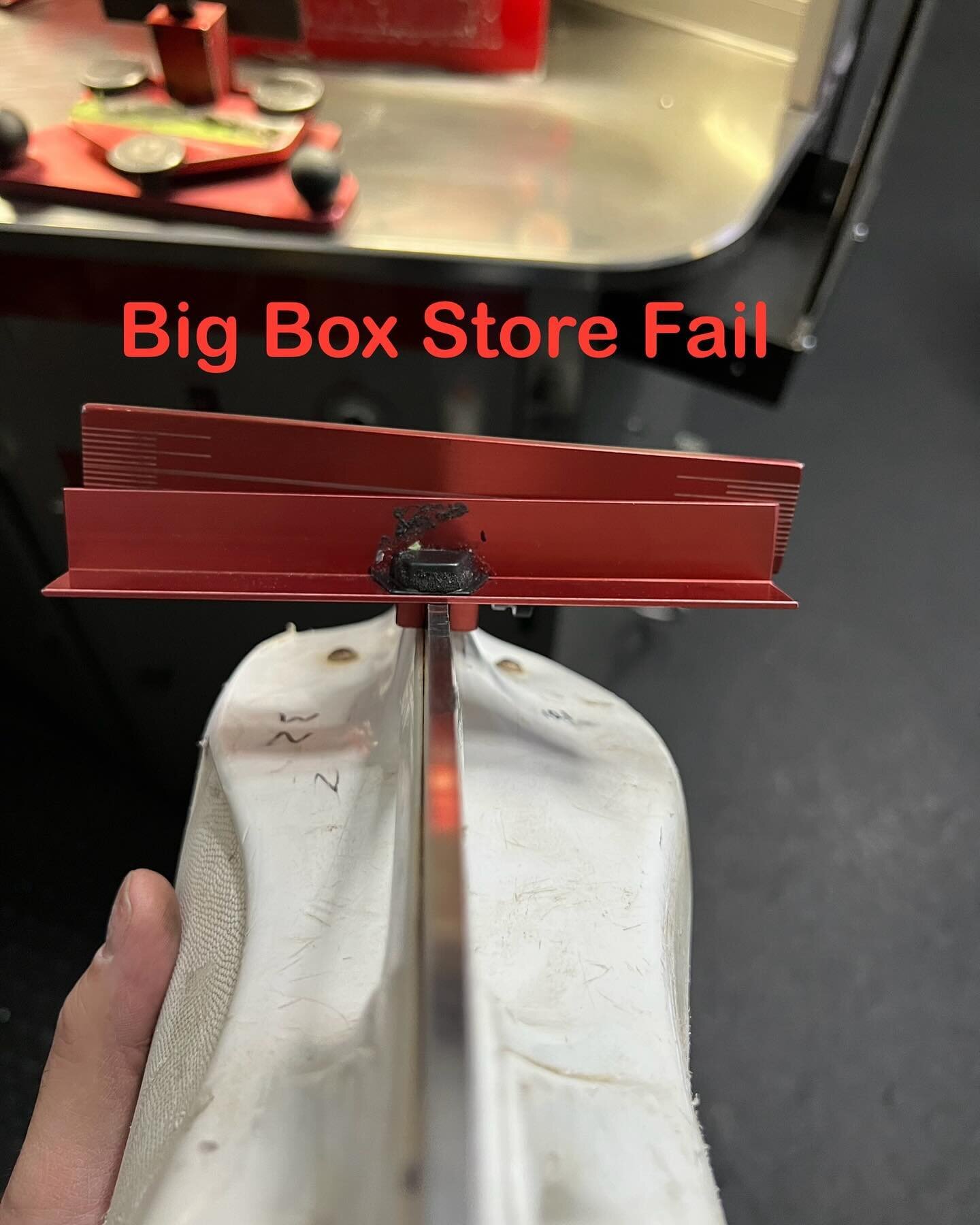 !!These came into the shop this way!! 

This is the second pair of goalie skates this week that have been totally messed up by a big box store. These would never leave our shop. This is why proper training is so important. #fails #trainyourteam #find