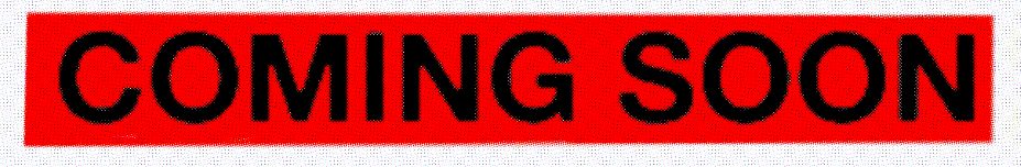 Red background with black text that says "COMING SOON"