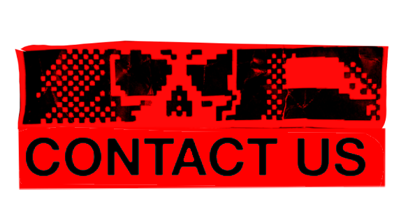 Red sticker with black text that says "CASH" and below it "CONTACT US."