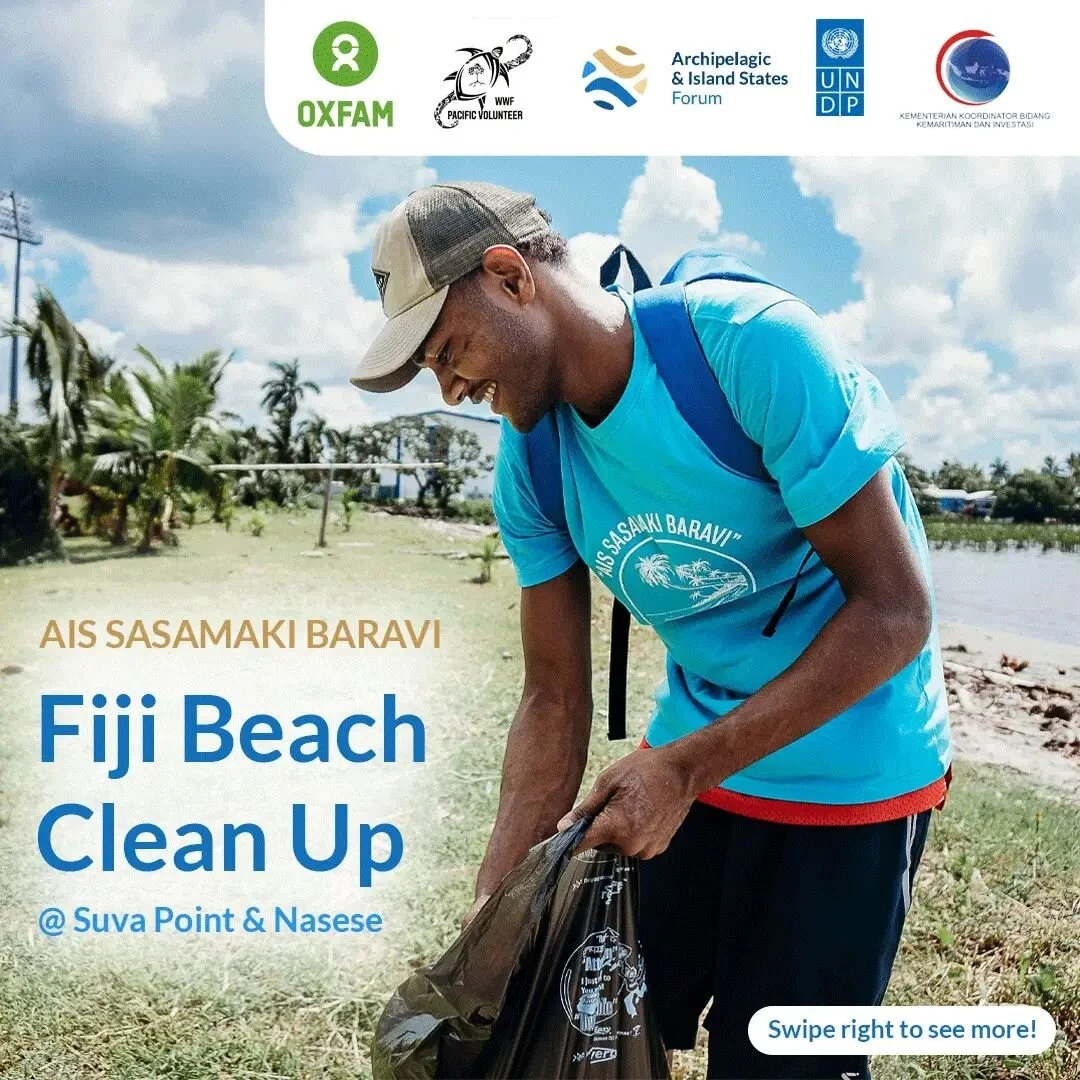 AIS Sasamaki Baravi! or AIS Beach Clean Up! 🏖️

On 19th February 2022, AIS Forum in collaboration with WWF Pacific and OXFAM Pacific, teamed up with volunteers from the Pacific Center for Environment and Sustainable Development at the University of 