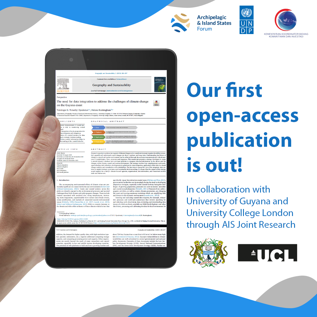 AIS Forum Supports University of Guyana and University College London in Developing a Major Step to Combat Climate Change: Guyana’s Coastal Data Integration Strategy