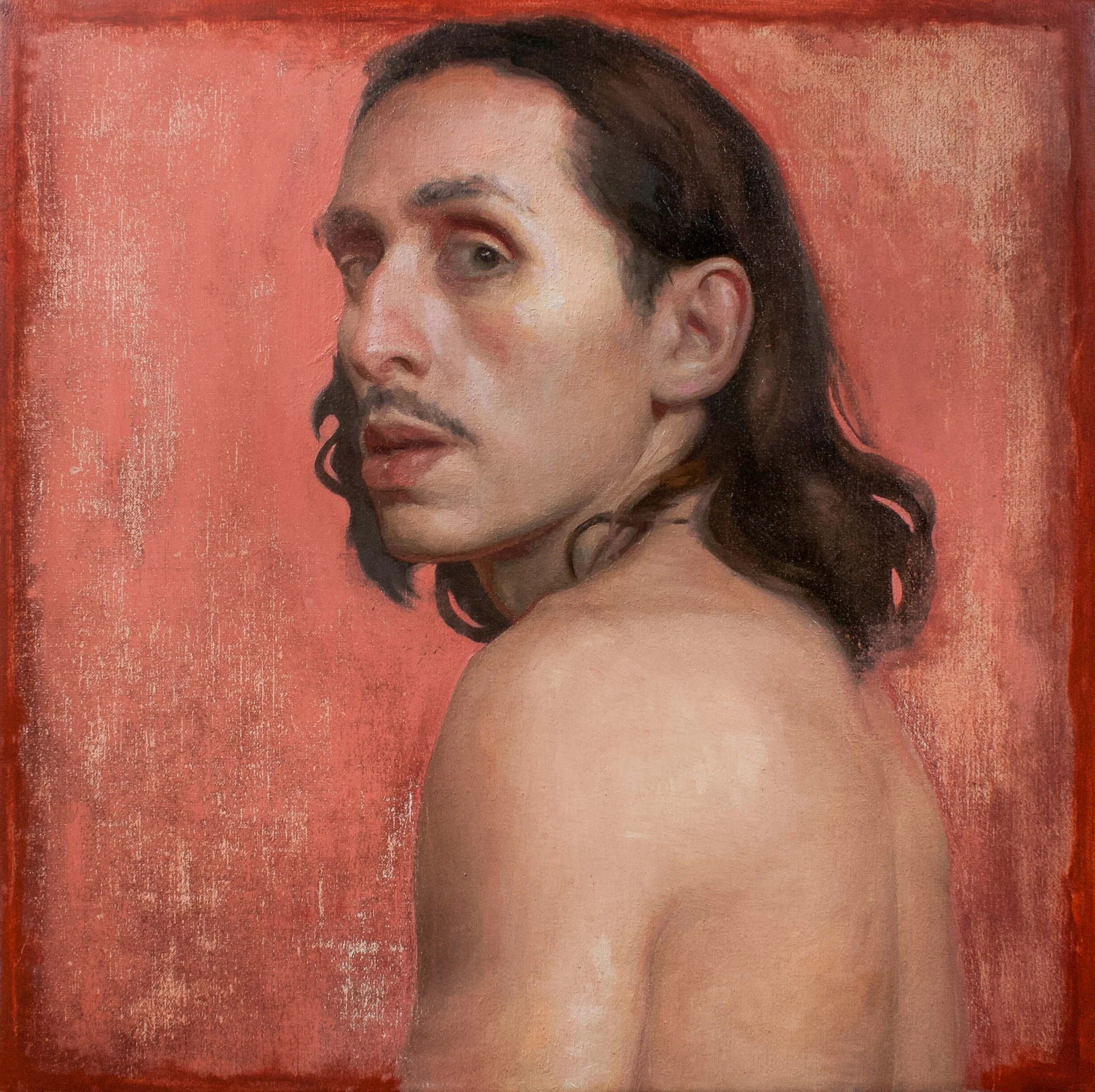 Gaby Nighan. "Alquimia." 2026. Oil on Linen. 15" x  15".