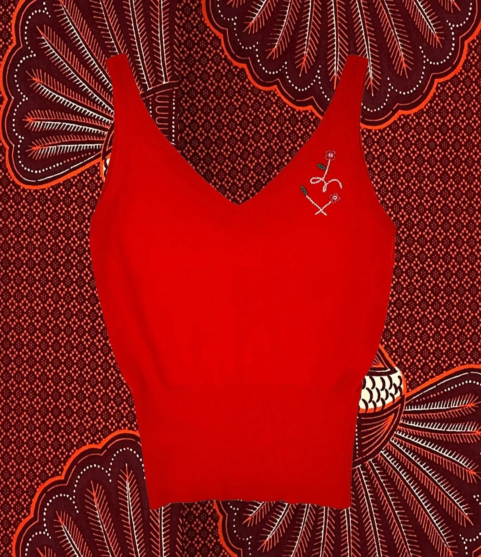 Florence in Orange Cotton