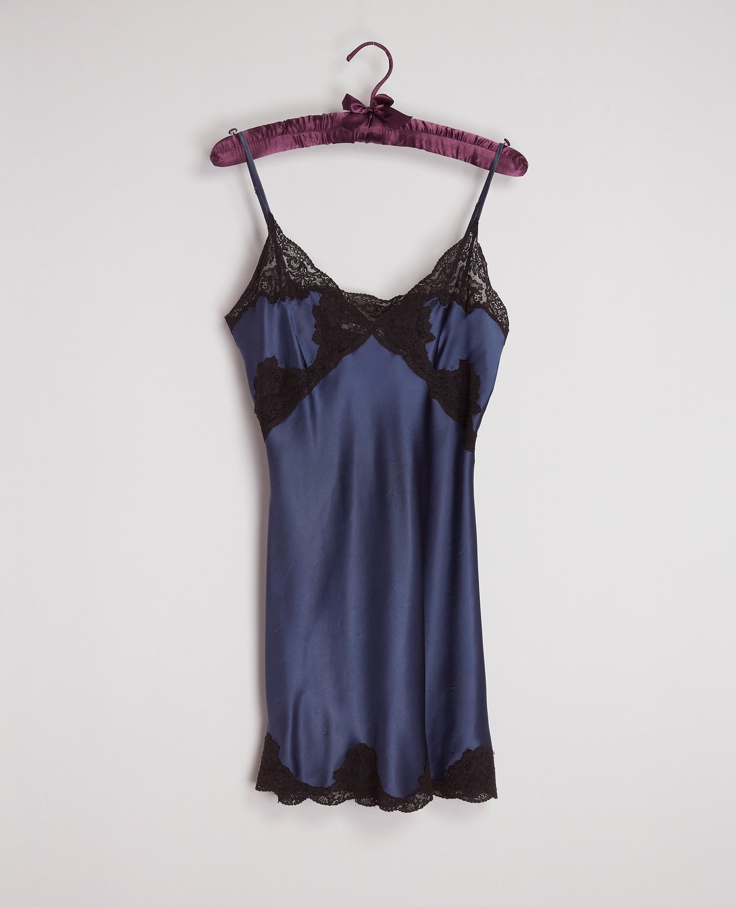 Women's silk satin lace trimmed camisole — Jane again cashmeres