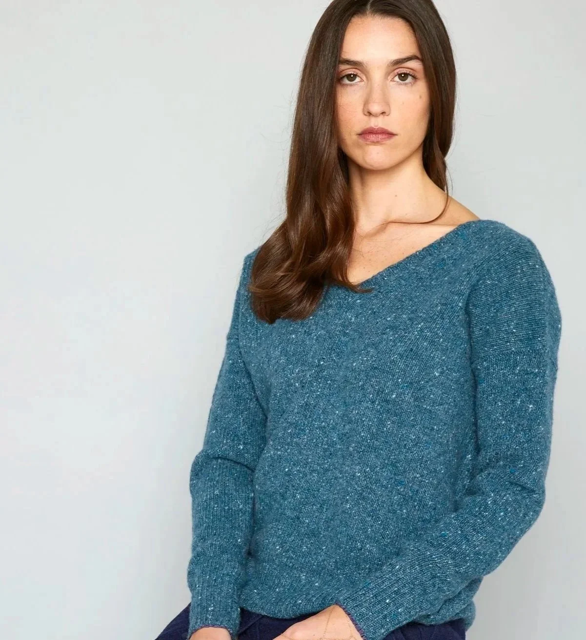 Sienna in Speckled Teal