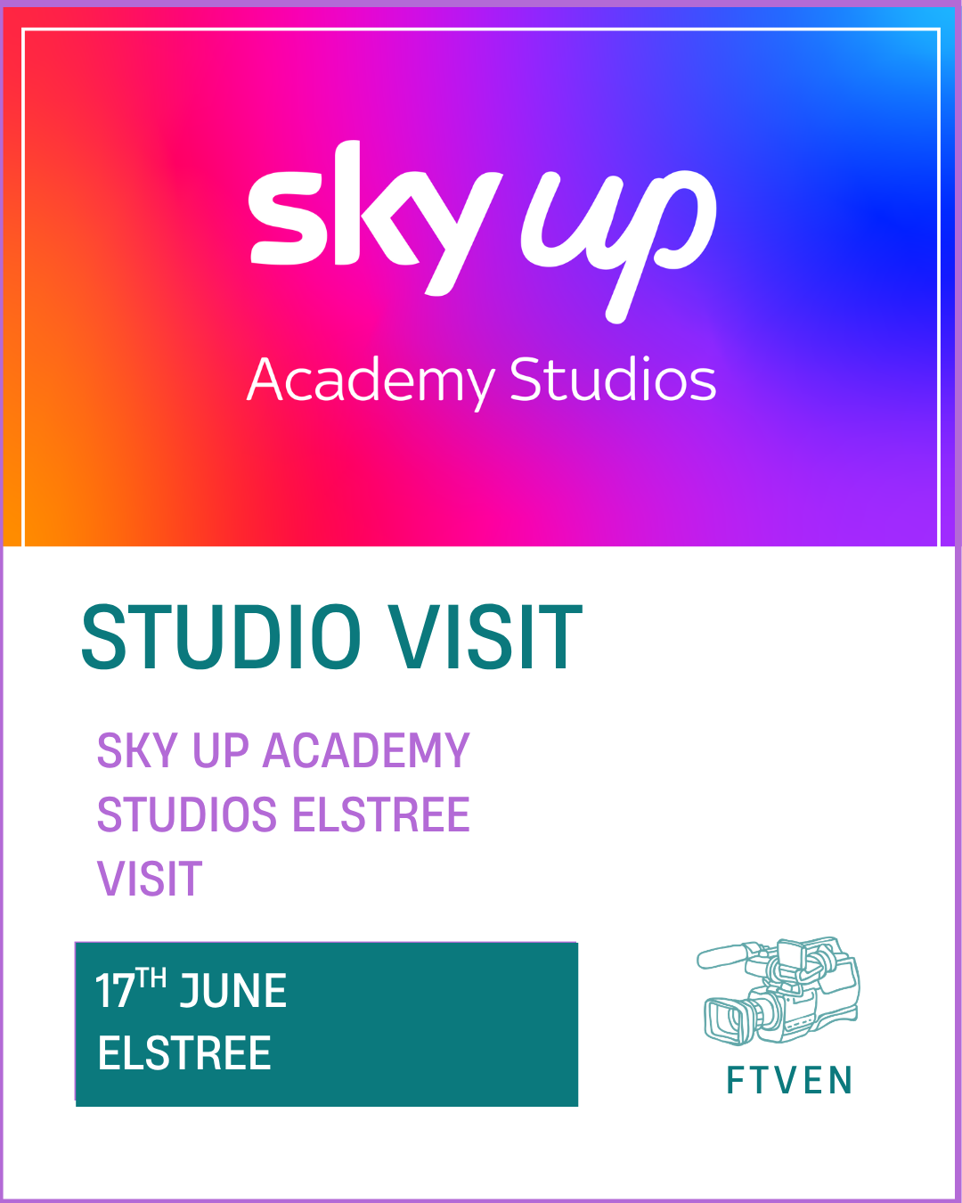 Sky Up Academy Studios Elstree Visit