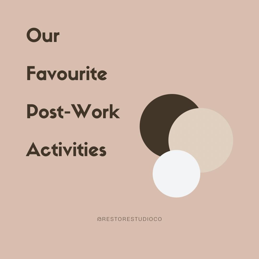 What is your favourite thing to do after you finish work? 📈

Between juggling end of day tasks, school pickups, activity drop-offs, homework, dinner (and everything else!) it can be hard to find a couple of moments to yourself to debrief from the da