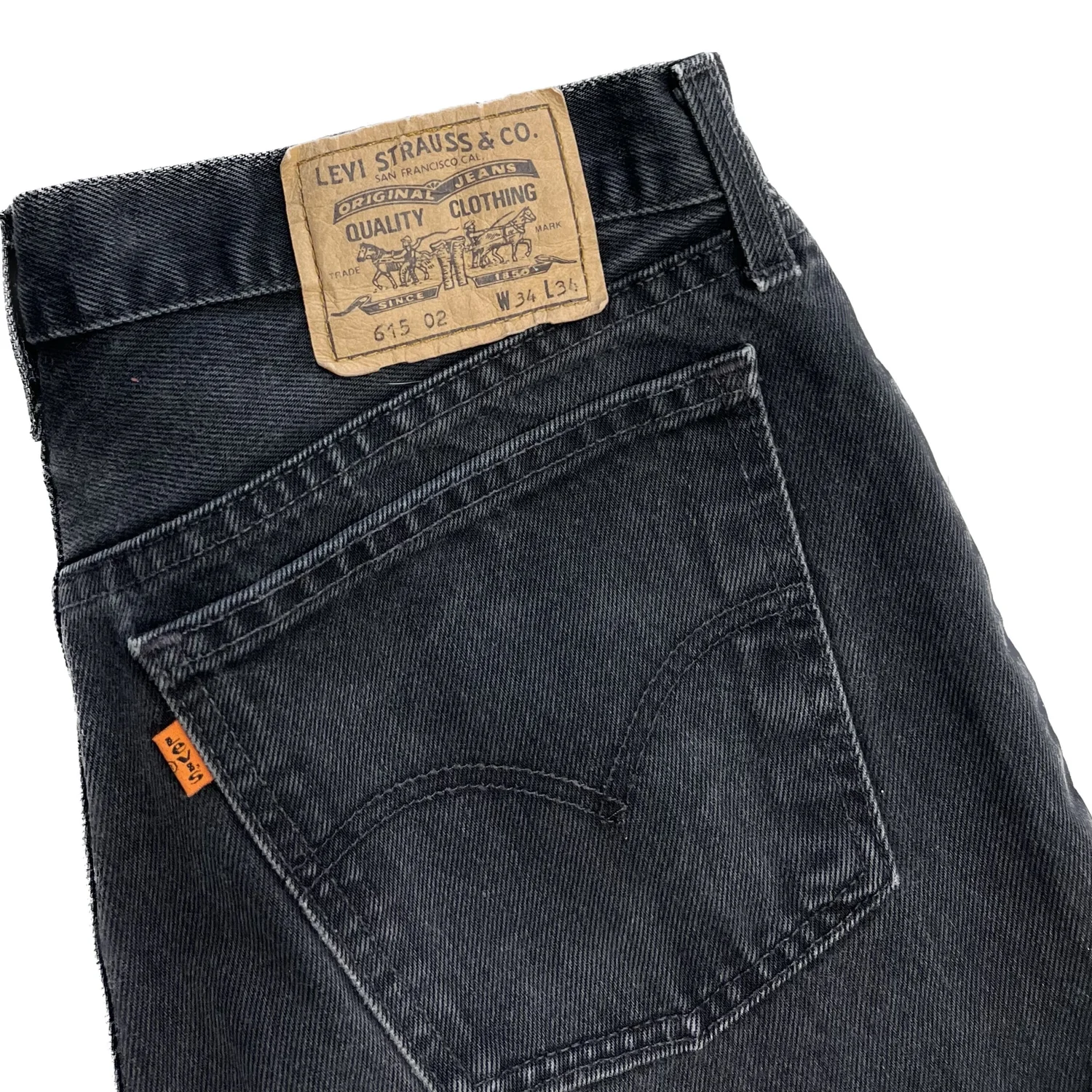 Orange 501 best sale levis